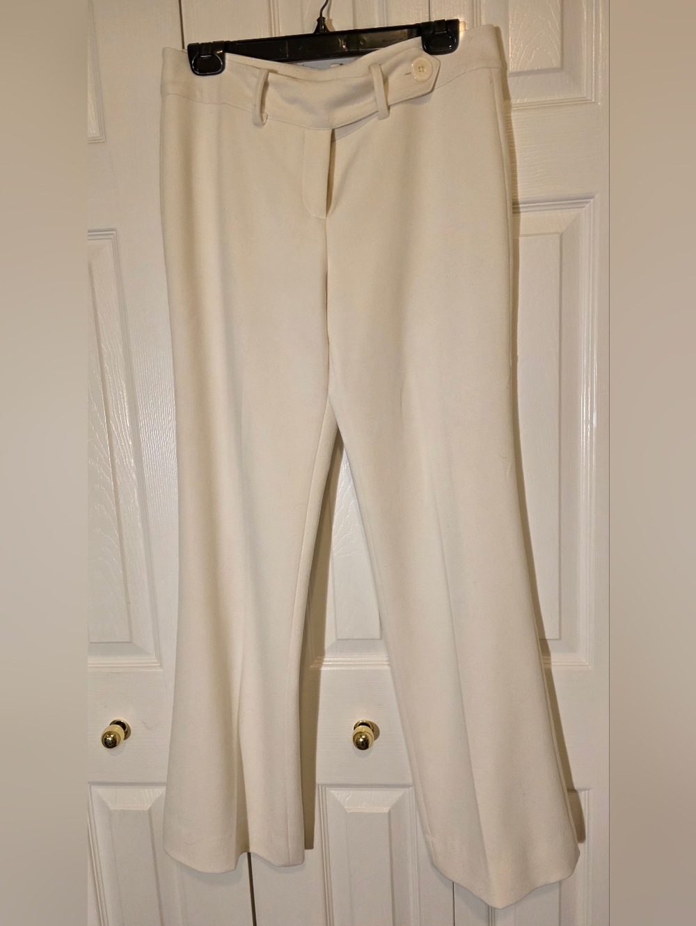 Simon Chang Lined Cream Trousers Size 8